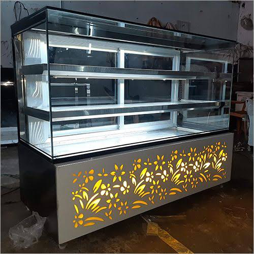 Straight Glass Cake Display Counter